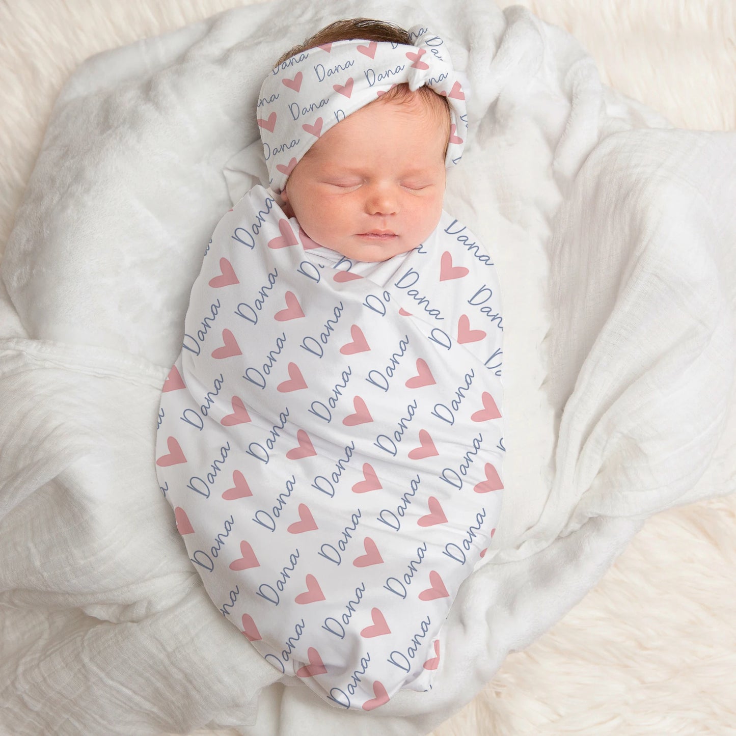 Wrap Cotton Jersey Newborn Baby Girl Swaddle