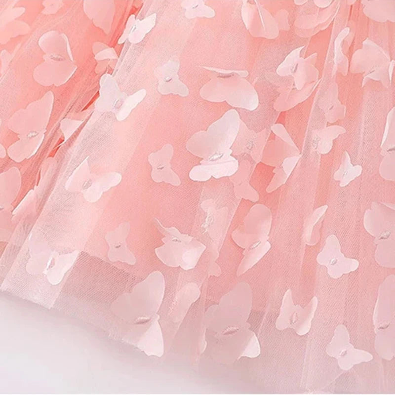 Flowers Mesh Little Princess Baby Dress